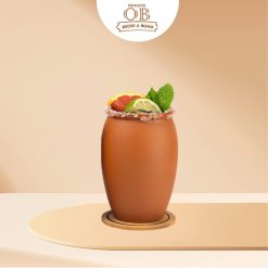Vaso cantarito de barro